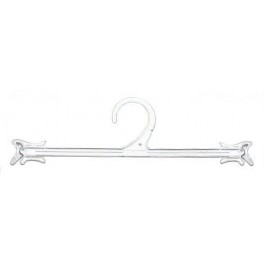 Lingerie Hanger, Clear Plastic