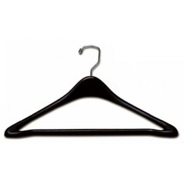 Triangle Suit Hanger, Black Plastic, 19"
