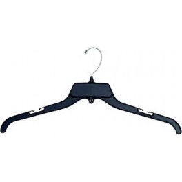 Unbreakable  Dress/Shirt Hanger, Black Plastic