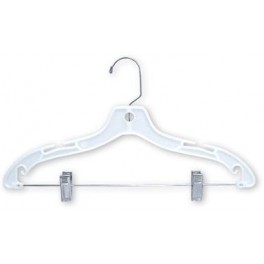 Heavy Duty Suit Hanger, White Plastic