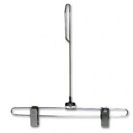 Metal Pants Hanger Attachment with Clips, 9" height