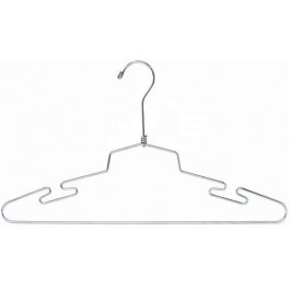 Metal Salesman’s Hanger with Shoulder Notches, 16"