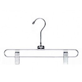 Metal Pants Hanger with Clips, 12"