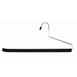 Flocked Metal Pants Hanger, 13.5”