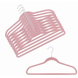 Space-Saver Hanger, Soft Pink, 17”