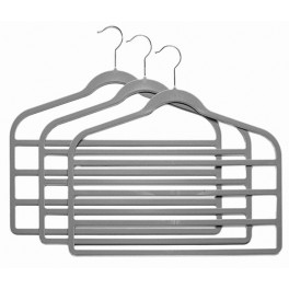 Space-Saver Hanger, 4-Tier, Platinum, 18”