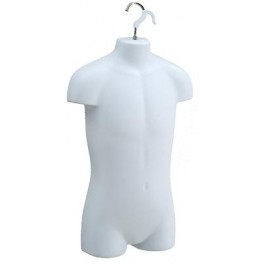 Hanging Shape, Children's Torso, White