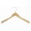 Shaped Wooden Coat Hanger, Light Bamboo