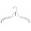 Dress/Shirt Hanger, Clear Plastic