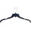 Unbreakable  Dress/Shirt Hanger, Black Plastic