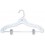 Heavy Duty Suit Hanger, White Plastic