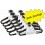 Hanger Tree, Black Plastic, Sets of 50