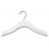 Sculpted Wooden Hanger, White Finish, 12”
