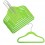 Space-Saver Kid's Hanger, Lime, 12”
