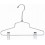 Metal Salesman’s Hanger with Clips, 12"