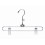 Metal Pants Hanger with Loop and Clips, 12"