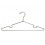 Metal Hanger with Shoulder Notches, 17”
