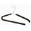 Flocked Metal Suit Hanger with Pants Bar