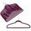 Space-Saver Hanger, Burgundy, 17”