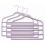 Space-Saver Hanger, 4-Tier, Lavender, 18”