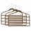 Space-Saver Hanger, 4-Tier, Cheetah Print, 18&rdquo;