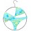 Bikini Hanger, Round Chrome, 14”