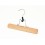 Wooden Press Trouser Hanger, Natural Finish with Chrome Hardware 