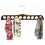 Wooden Scarf Hanger, Walnut with Chrome Hardware