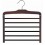 Tiered Wooden Trouser Hanger, Walnut Finish with Chrome Hardware